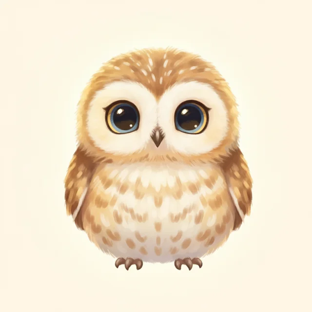 The Owl picture card from Talking Cards, an illustrated owl in the app’s warm storybook style.